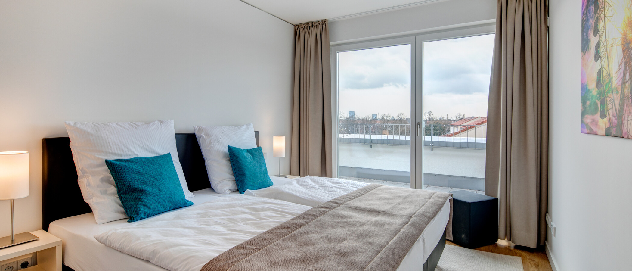 ático München Am Hart 02 dormitorio 10439