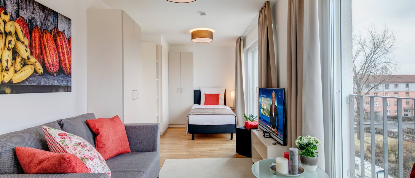 apartamento München Am Hart 01 salón 10444