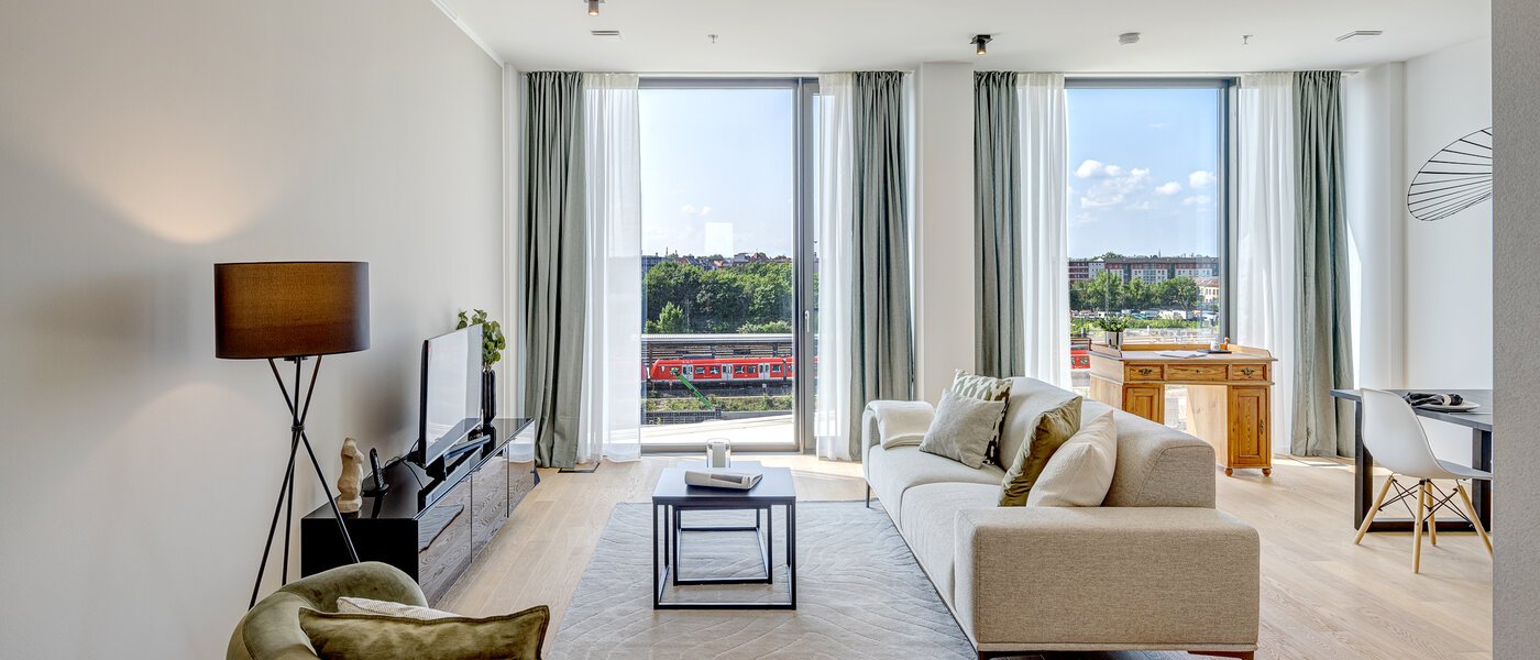 apartamento München Nymphenburg 02 zona de día  10455