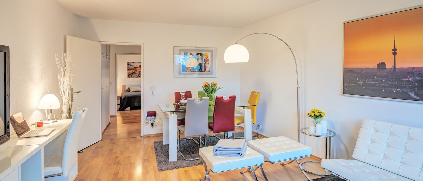apartamento München Sendling-Westpark 03 zona de día  10496