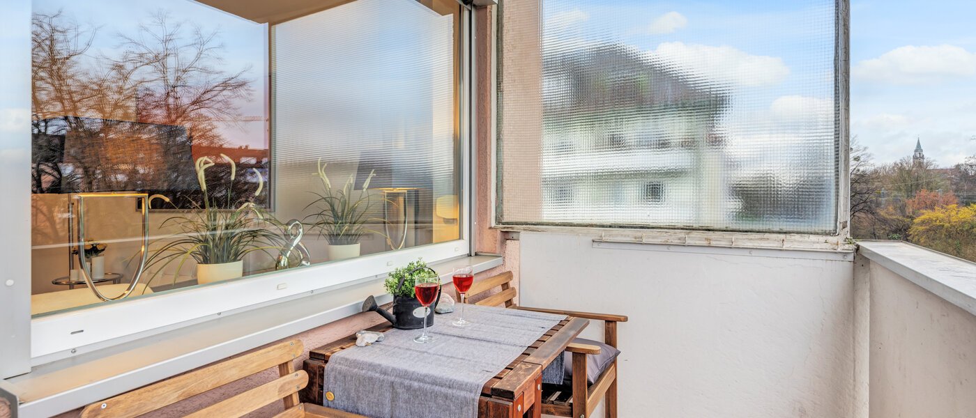 apartamento München Sendling-Westpark 01 1. balcón 10496