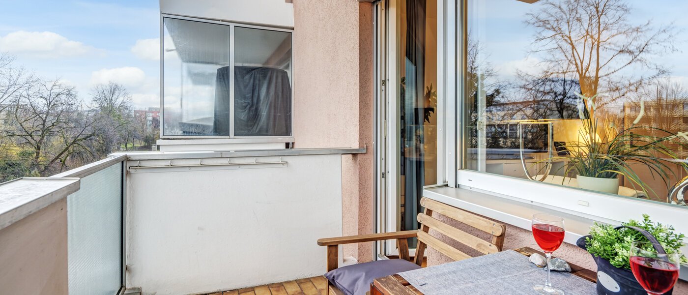 apartamento München Sendling-Westpark 02 1. balcón 10496