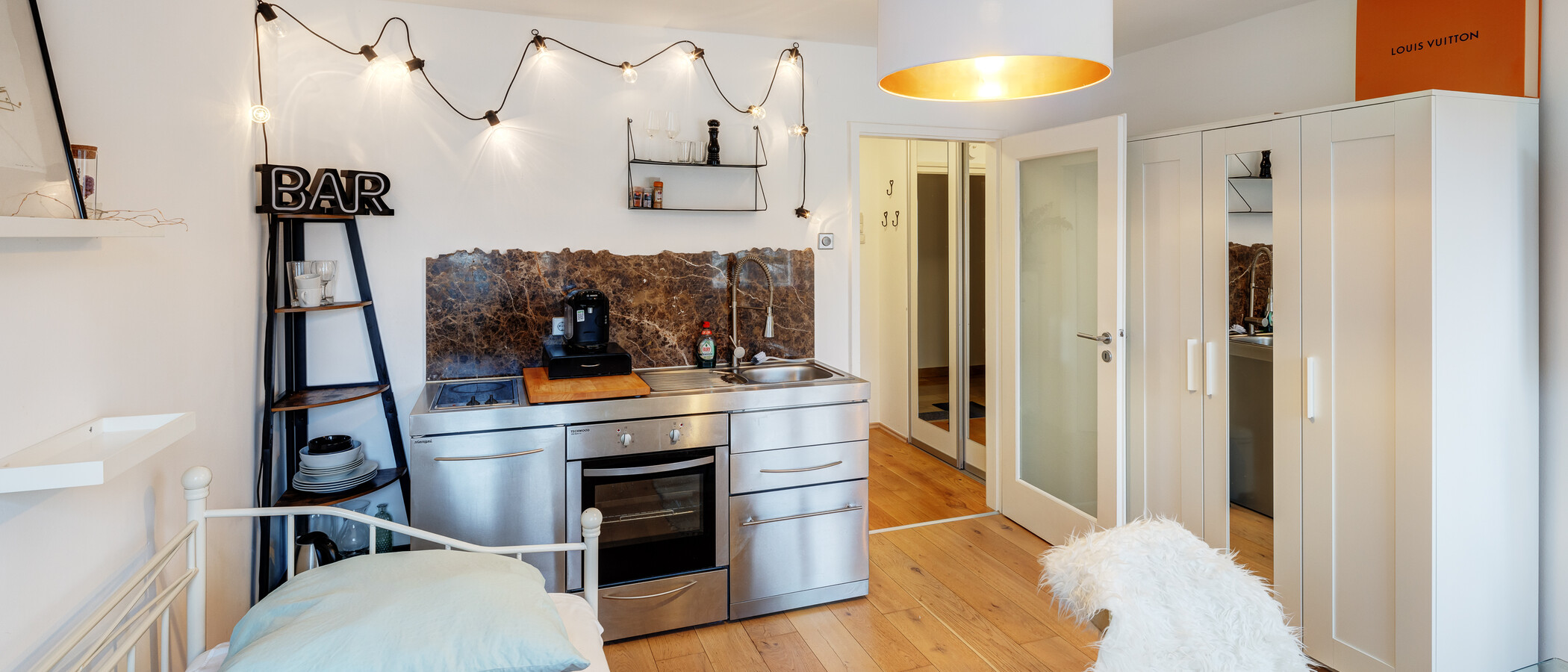 apartamento München Nymphenburg 03 zona de día  10508