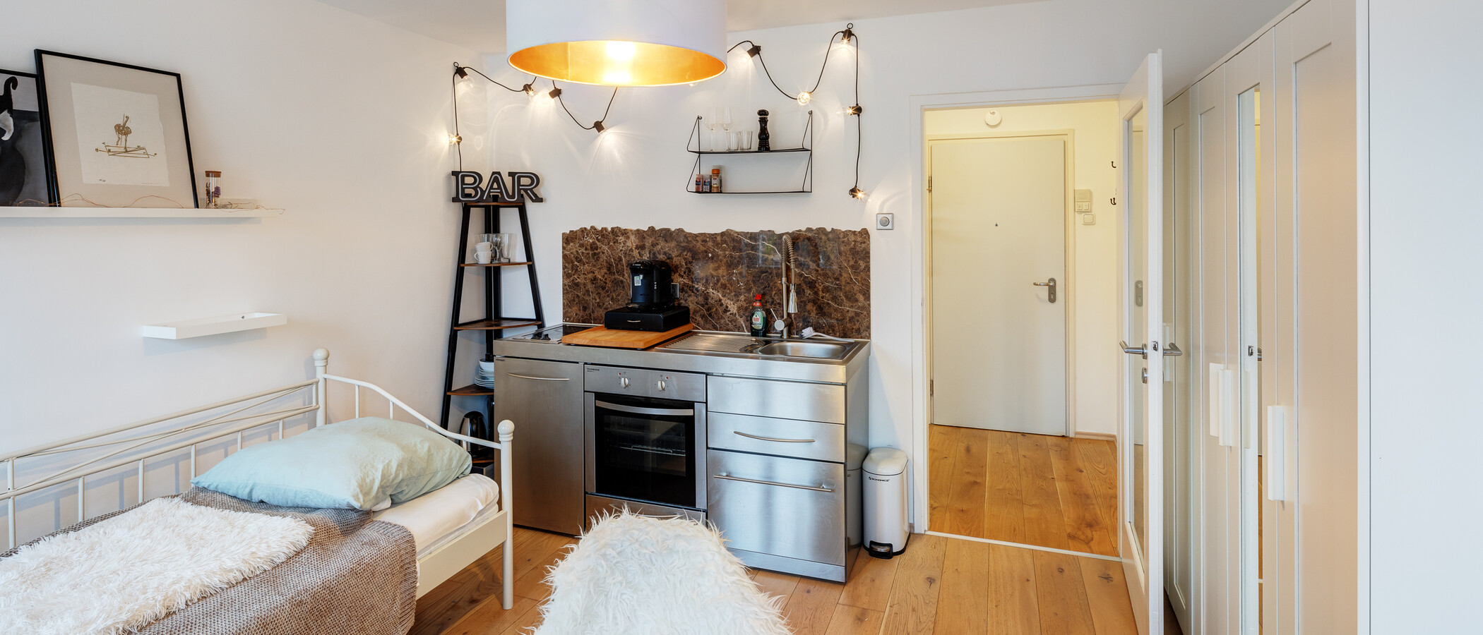 apartamento München Nymphenburg 04 zona de día  10508
