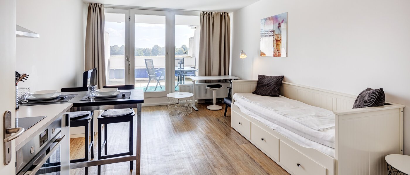 apartamento München Olympiadorf 01 zona de día  10579