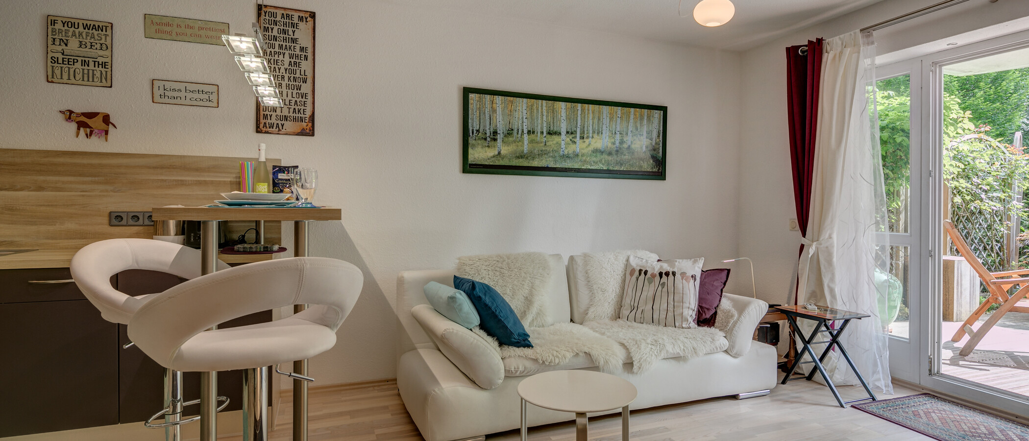 apartamento München Schwabing-Georgenschwaige 02 salón 10584