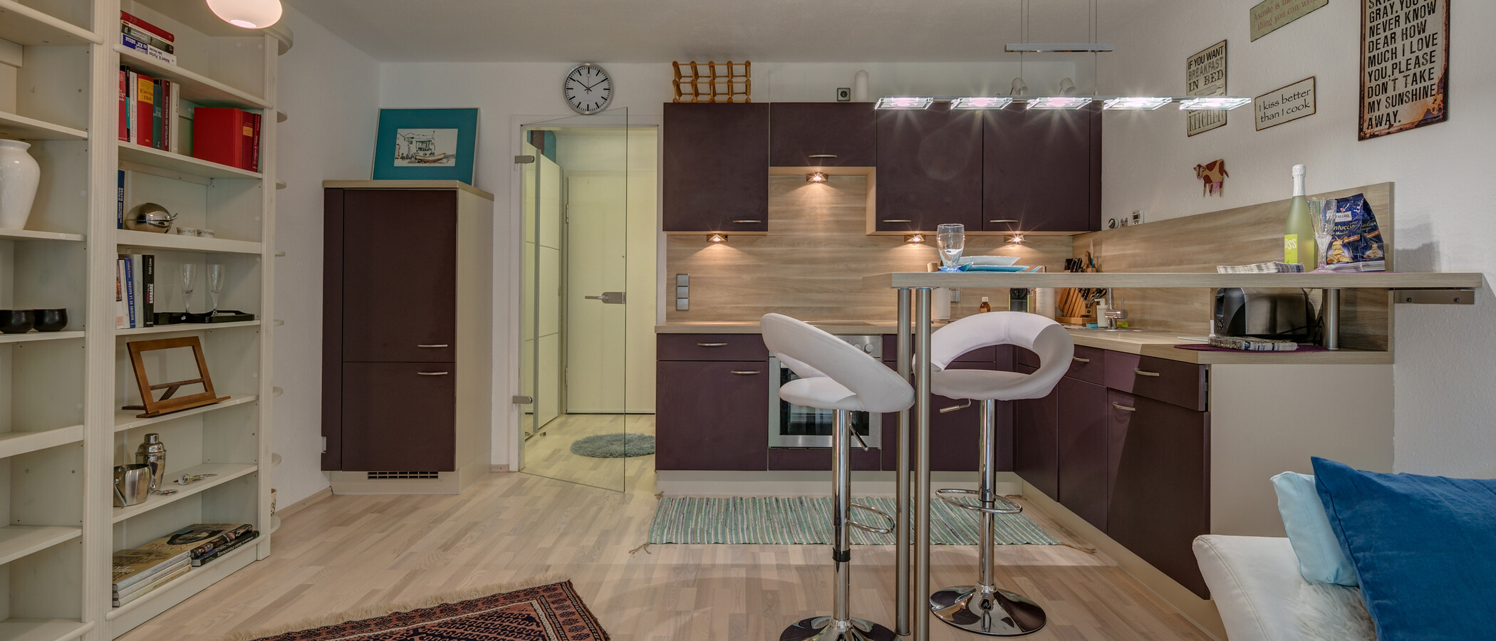 apartamento München Schwabing-Georgenschwaige 04 salón 10584