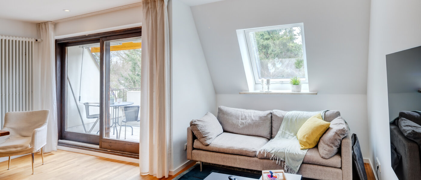 ático München Trudering 02 zona de día  10634