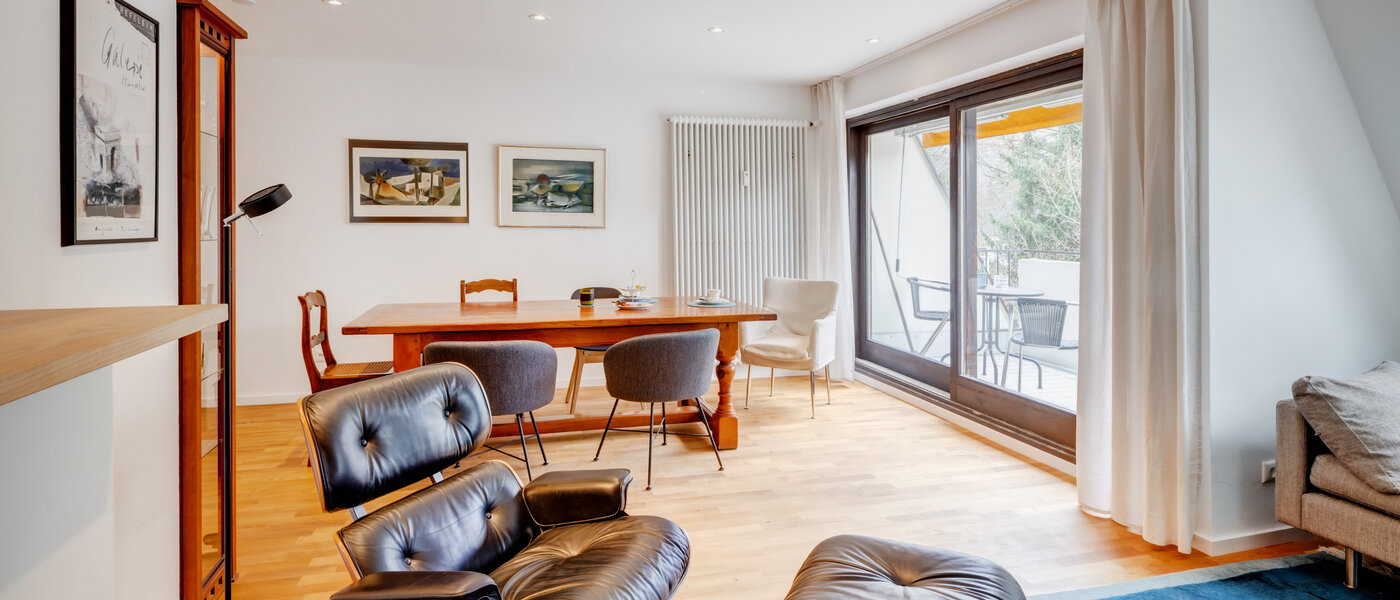 ático München Trudering 04 zona de día  10634