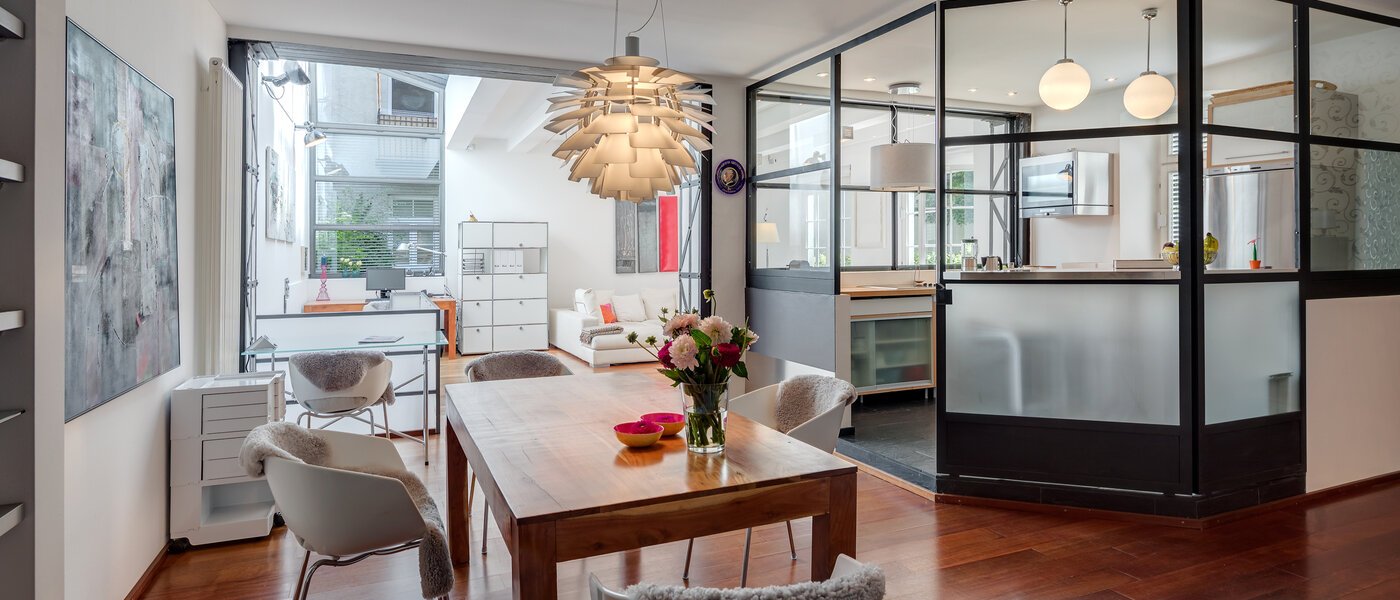 dúplex München Isarvorstadt 02 comedor 10712