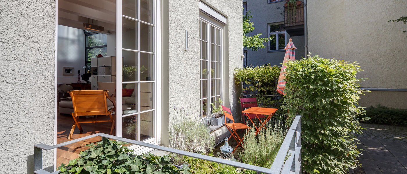 dúplex München Isarvorstadt 01 balcón 10712