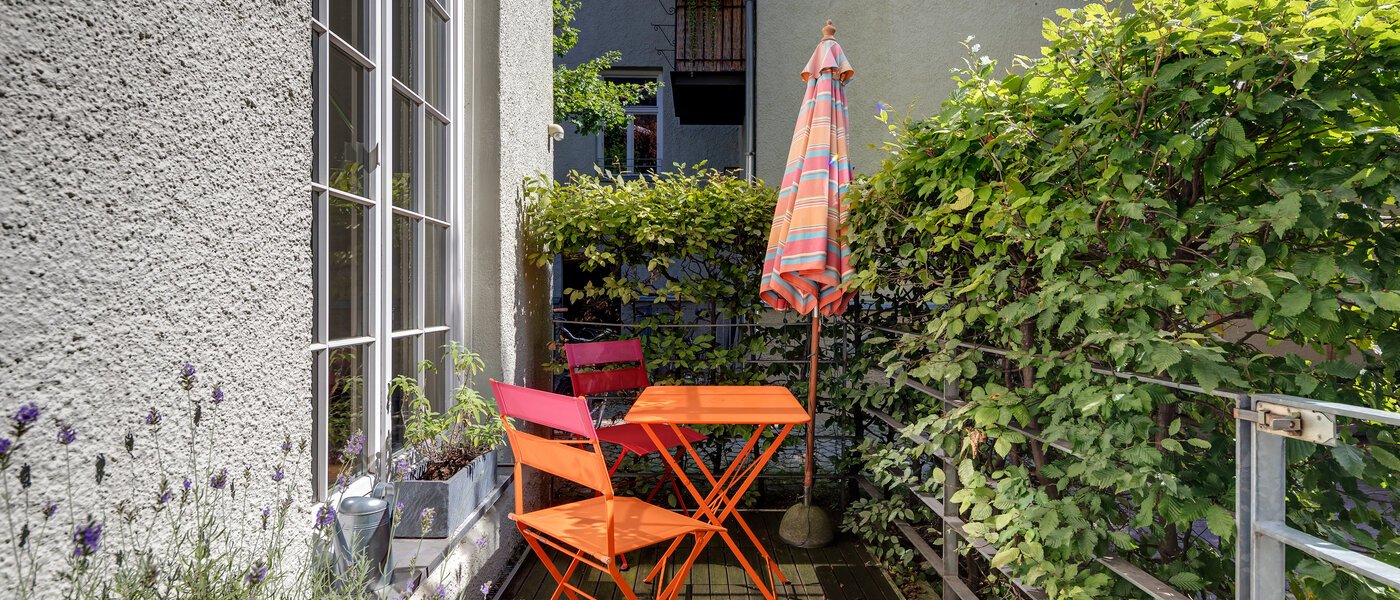 dúplex München Isarvorstadt 02 balcón 10712