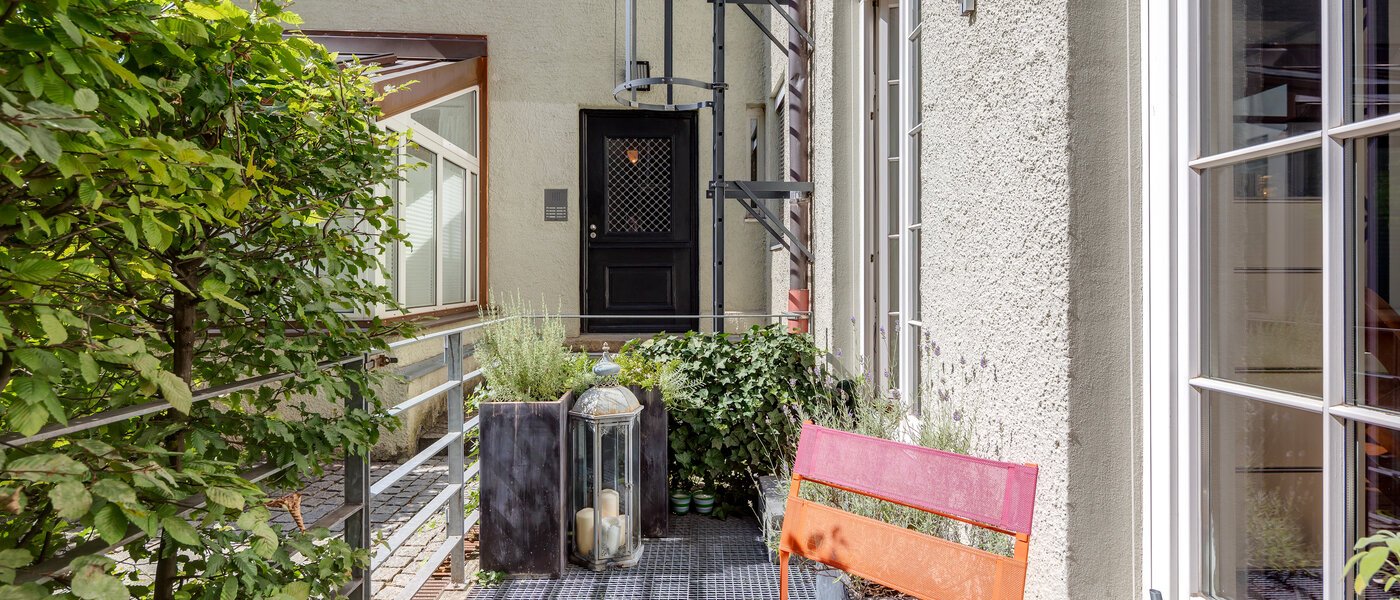 dúplex München Isarvorstadt 03 balcón 10712