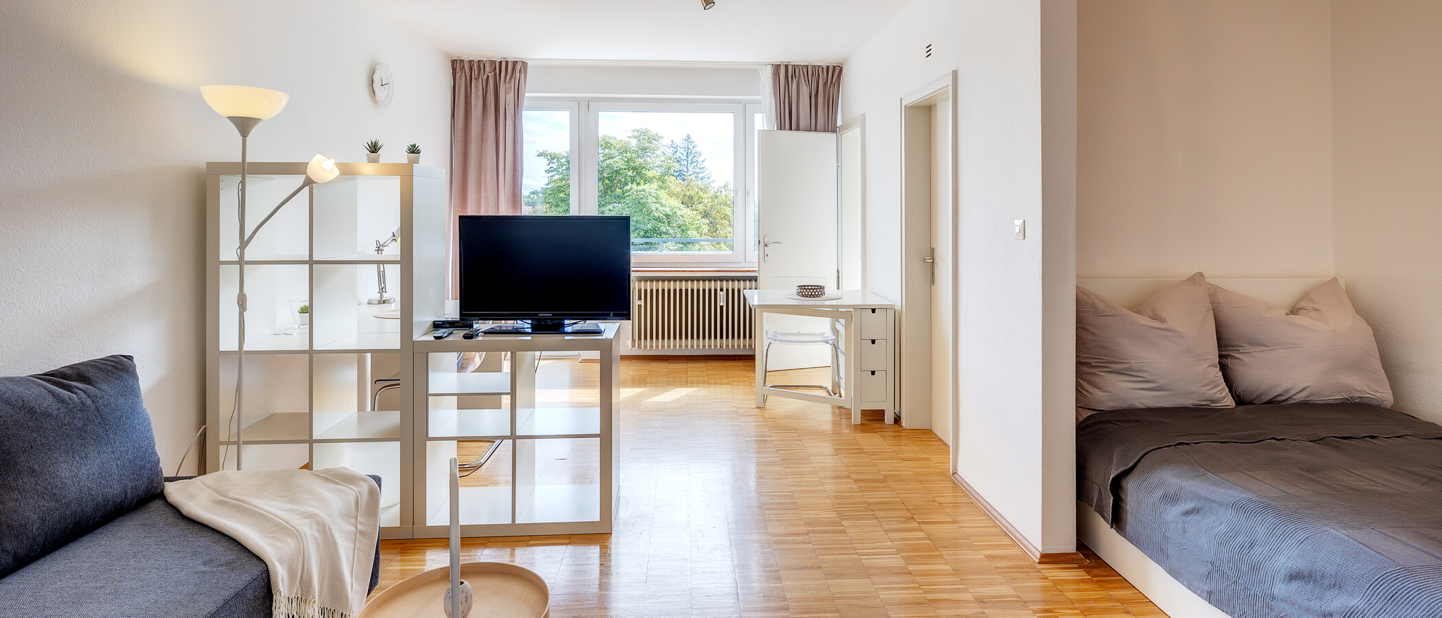 apartamento München Berg am Laim 01 zona de día  10726
