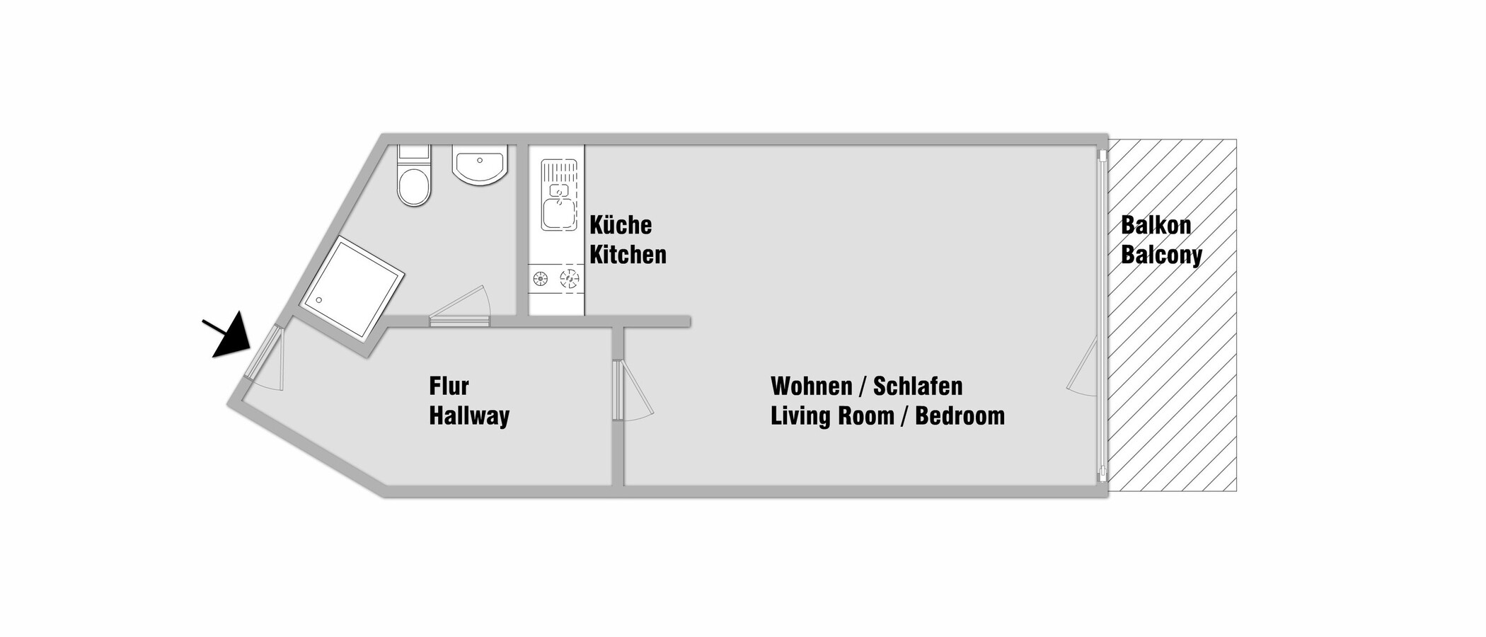 apartamento München Schwabing-Nord (zw. Leopoldstraße & Englischen Garten) 01 plano 10753