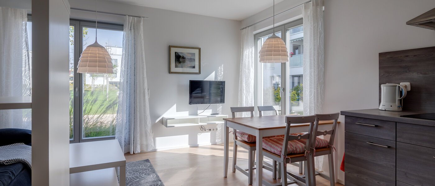 apartamento München Messestadt Riem 02 salón 10763