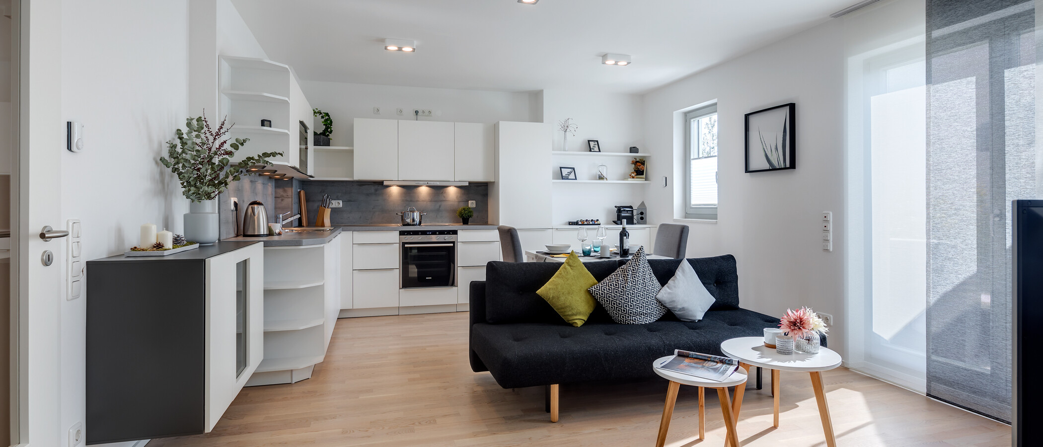 apartamento München Messestadt Riem 01 salón 10766