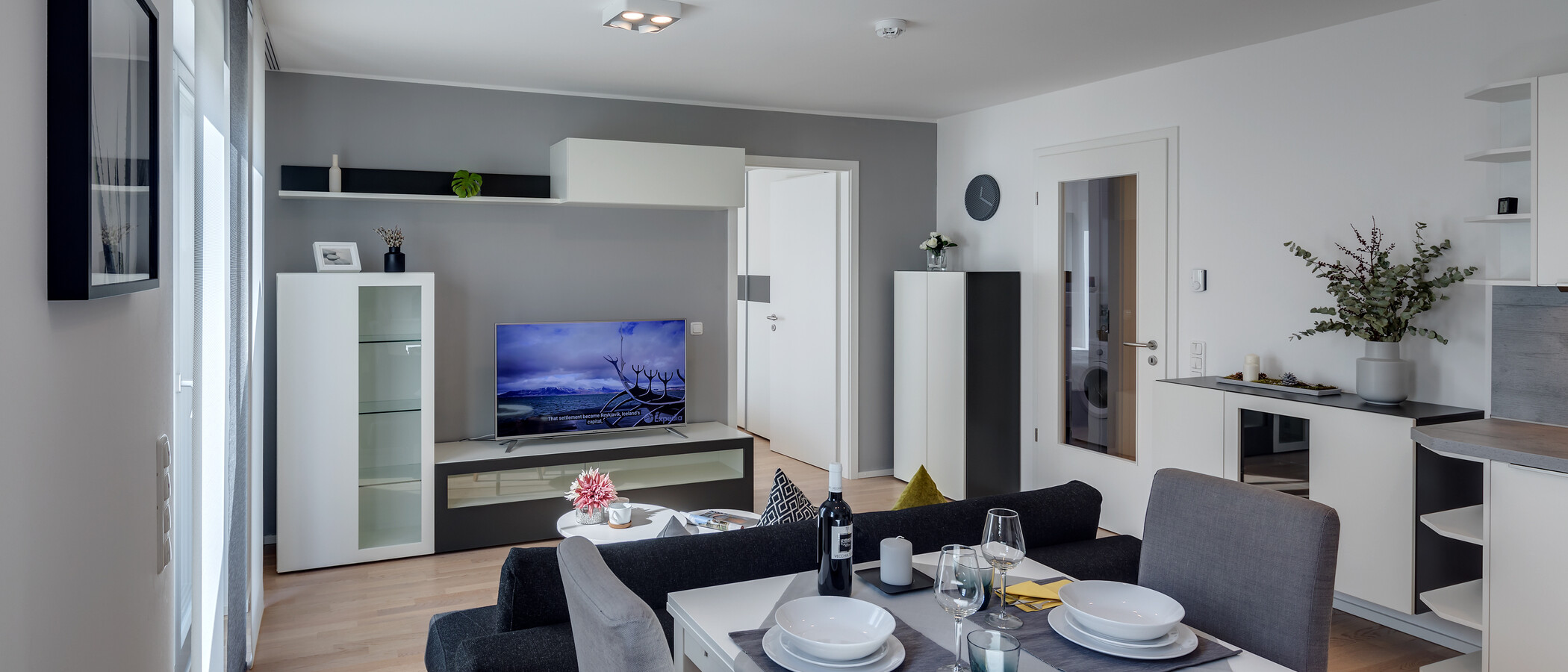 apartamento München Messestadt Riem 05 salón 10766