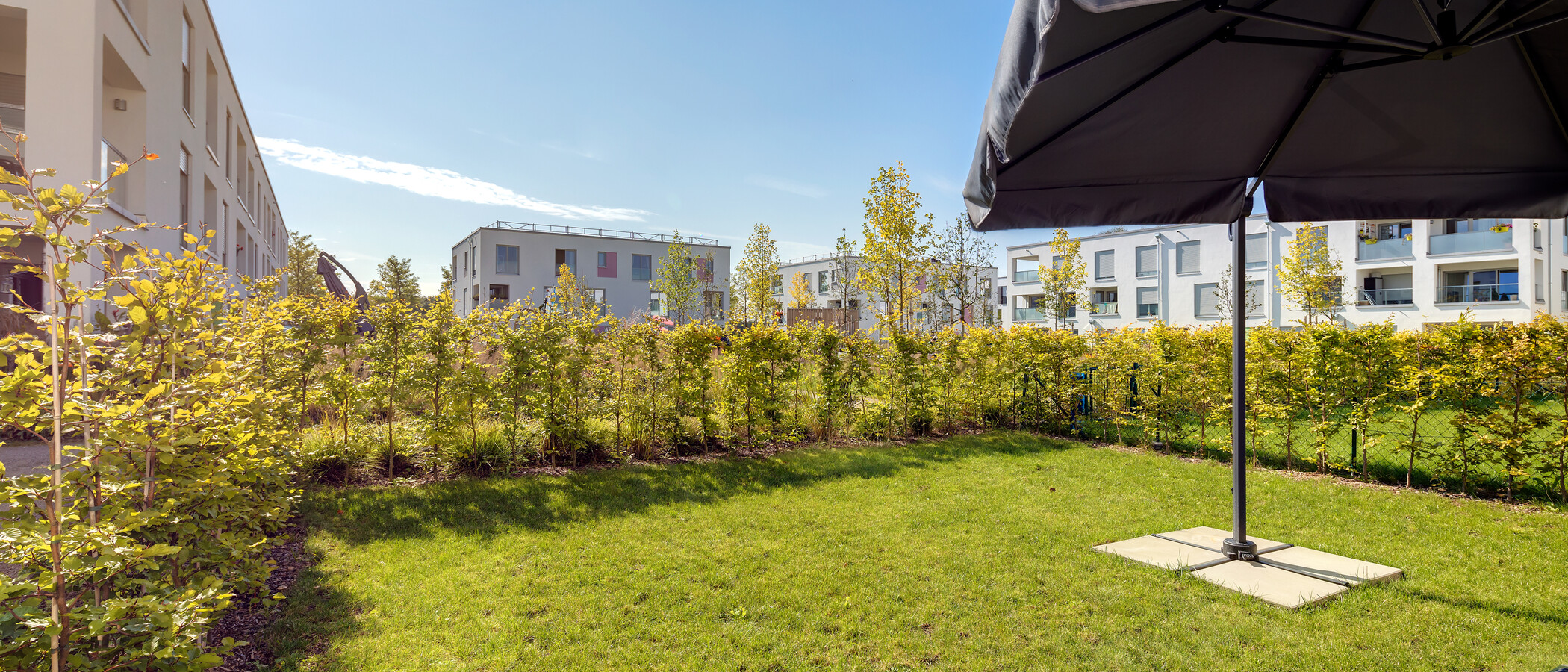 apartamento München Messestadt Riem 01 jardín 10766