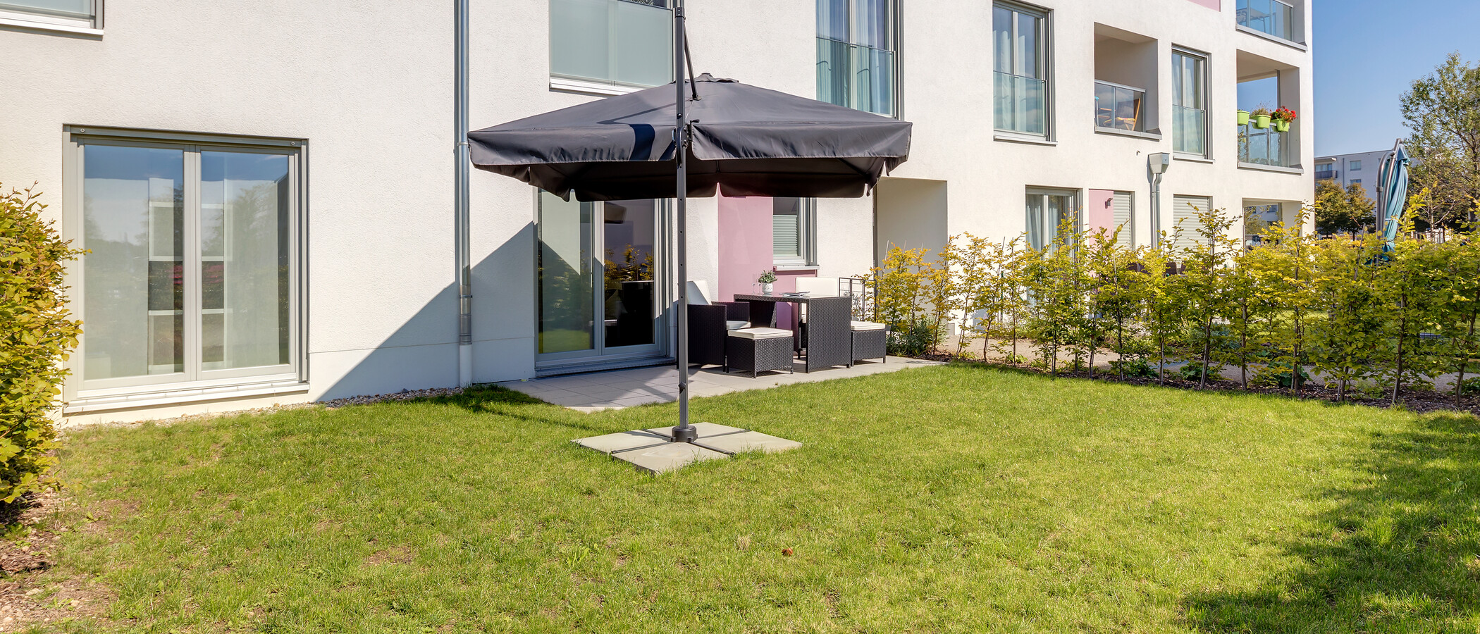 apartamento München Messestadt Riem 02 jardín 10766