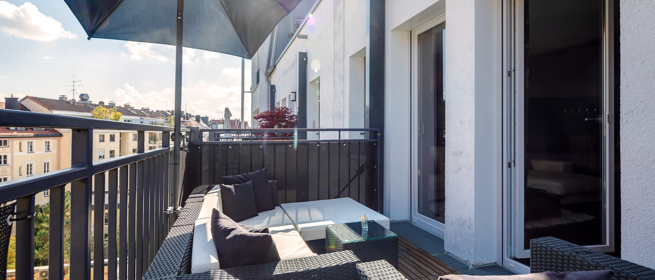 apartamento München Isarvorstadt 02 balcón 10770