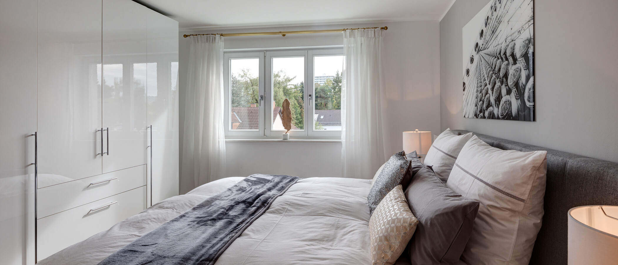 ático con terraza München Bogenhausen 02 dormitorio 10781