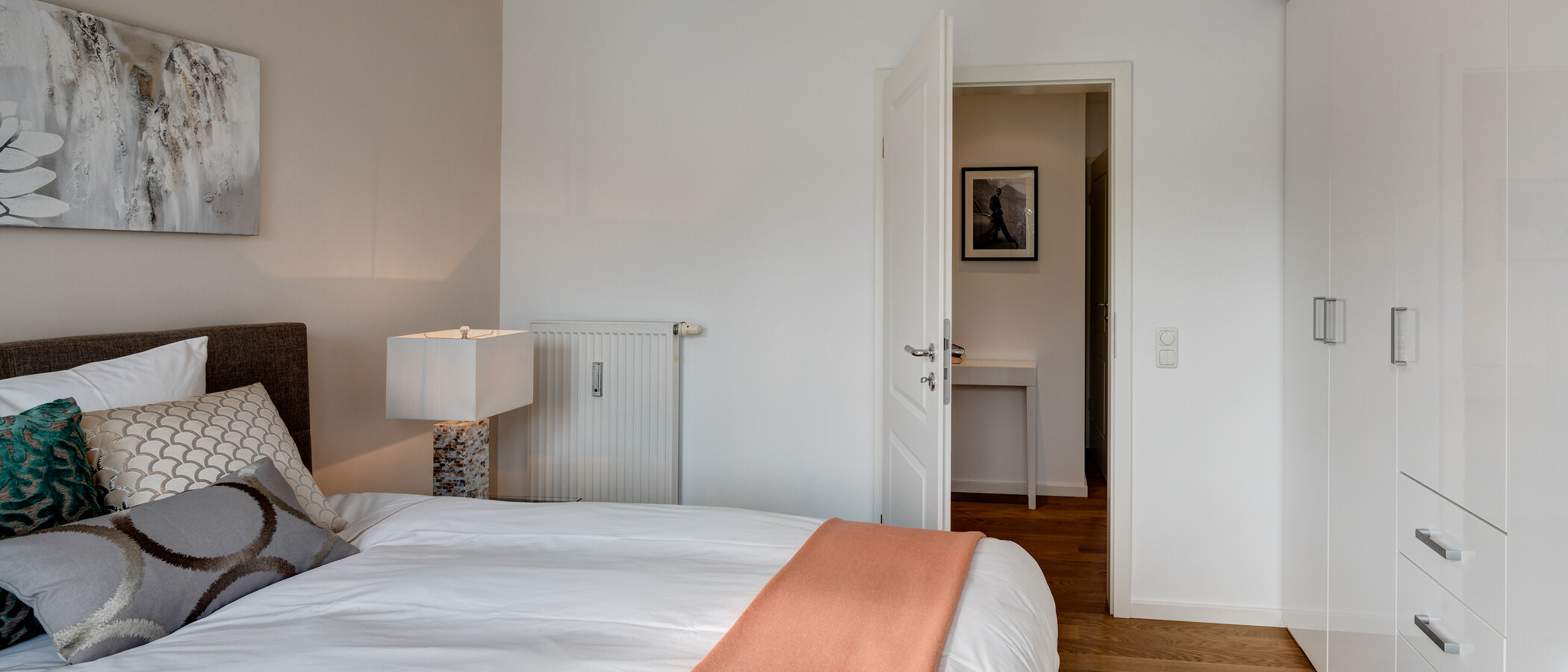 ático con terraza München Bogenhausen 05 2. dormitorio 10781