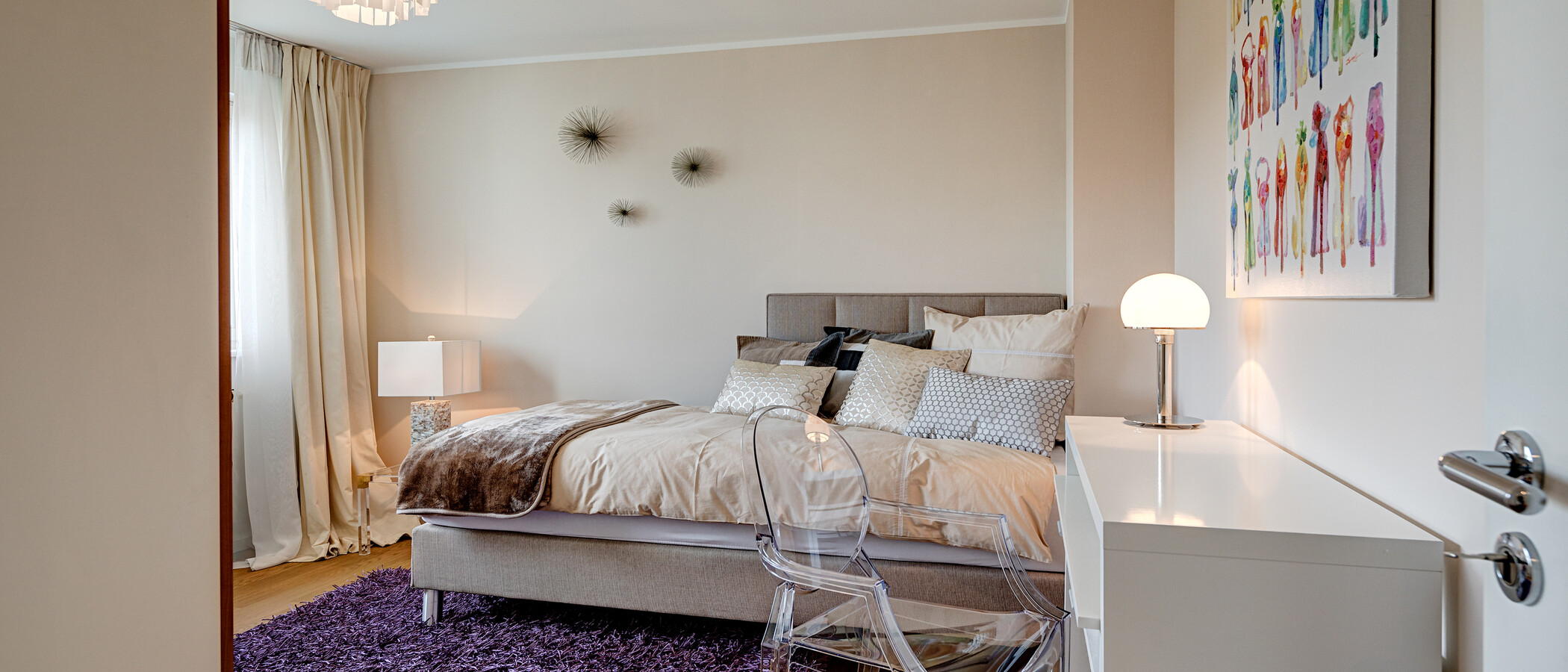 ático con terraza München Bogenhausen 03 3. dormitorio 10781