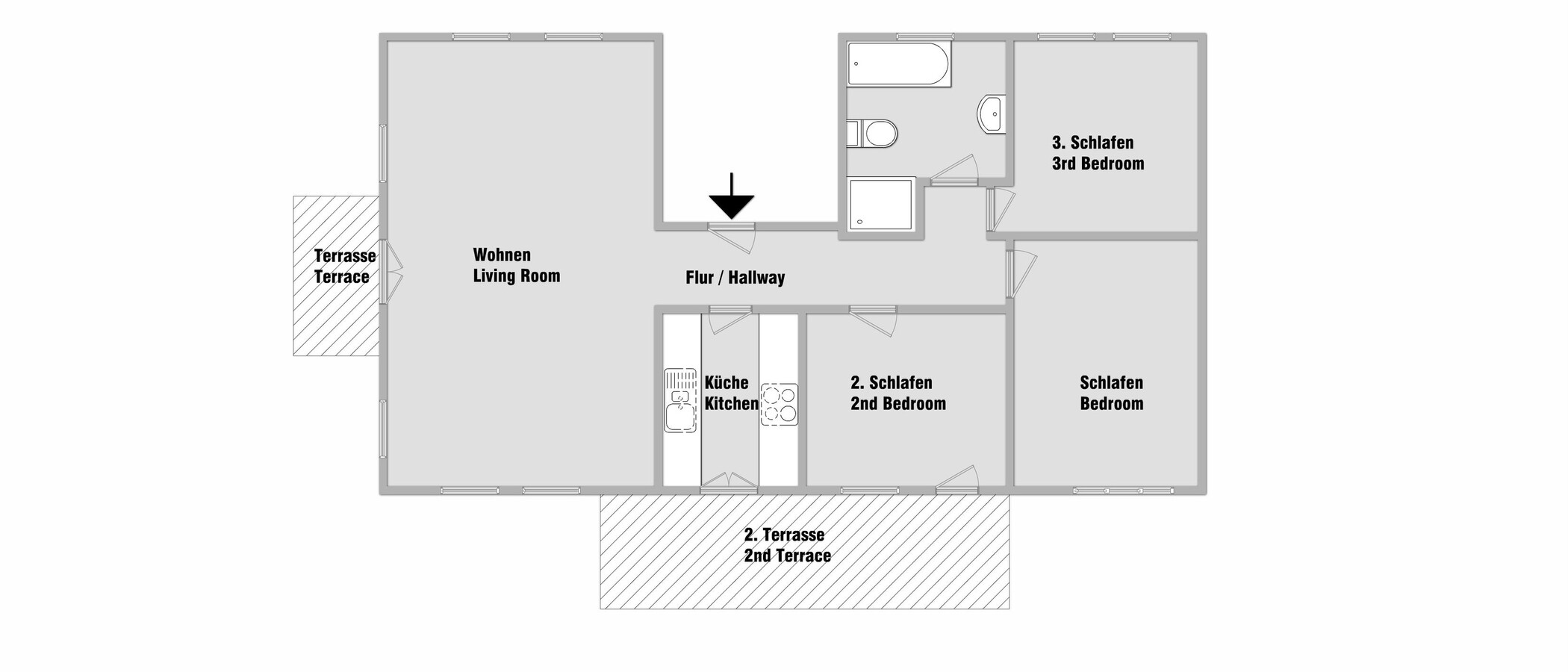 ático con terraza München Bogenhausen 01 plano 10781