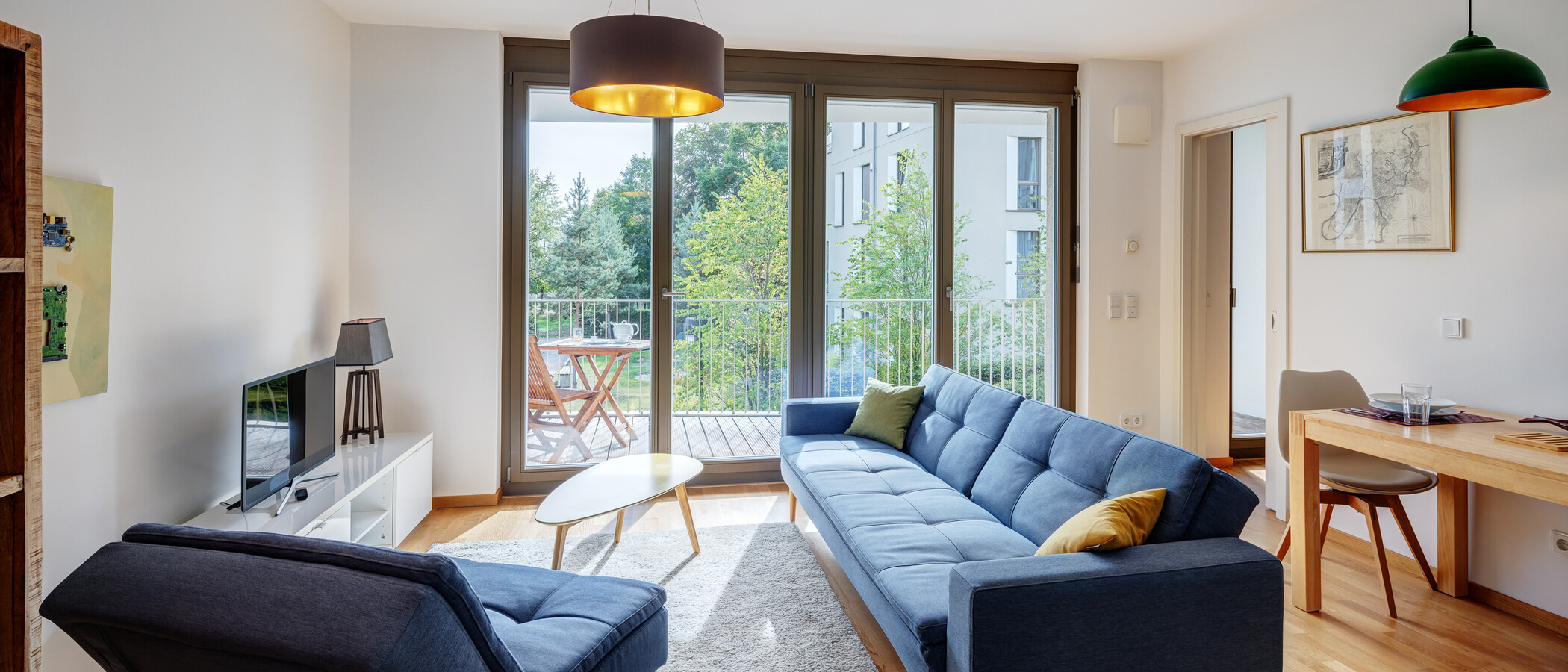 apartamento München Schwabing - Domagkpark 01 zona de día  10791