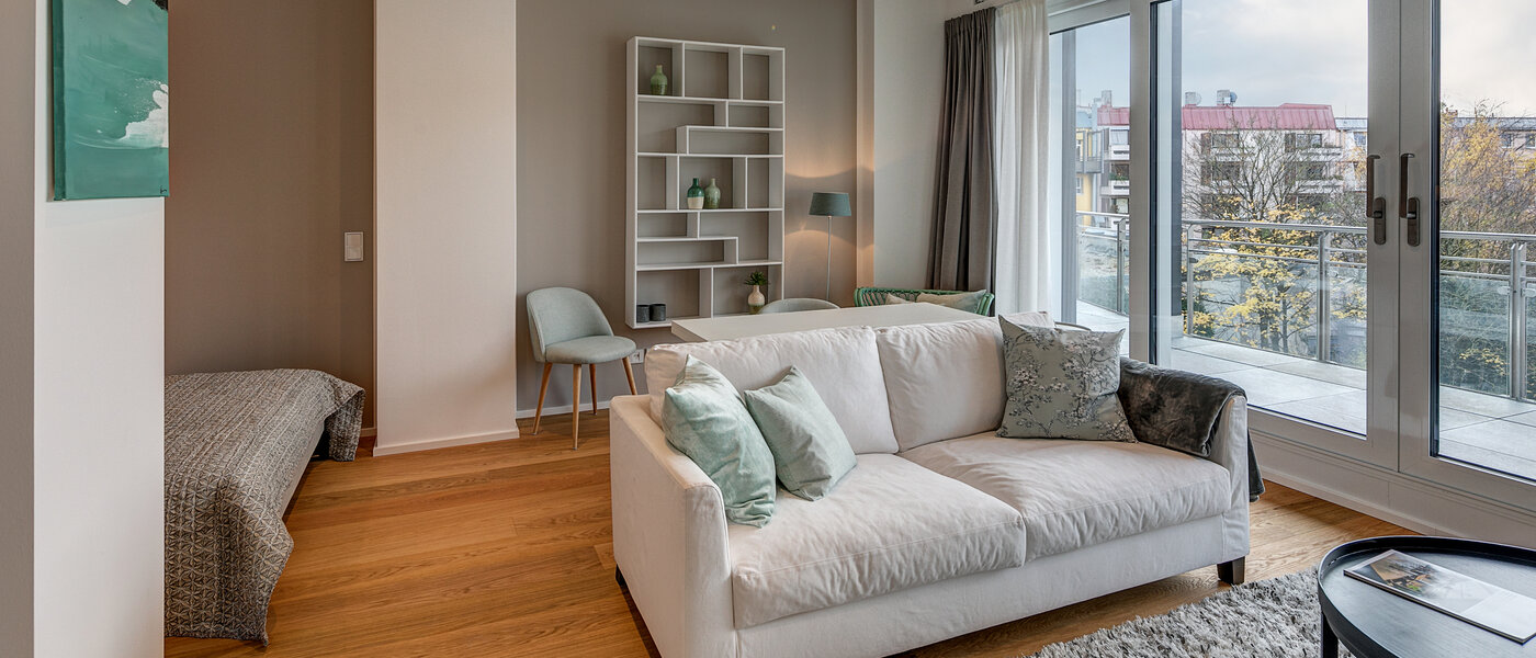 apartamento München Schwabing-West (rund um den Hohenzollernplatz) 03 salón 10823