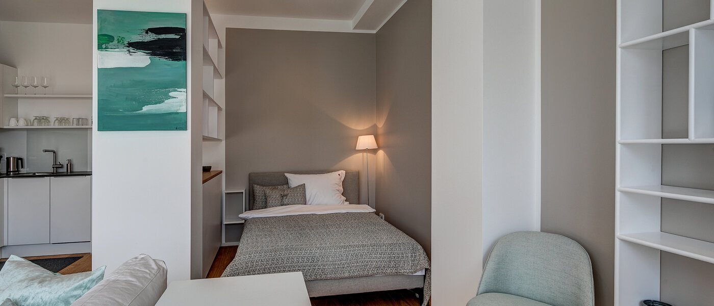 apartamento München Schwabing-West (rund um den Hohenzollernplatz) 05 salón 10823