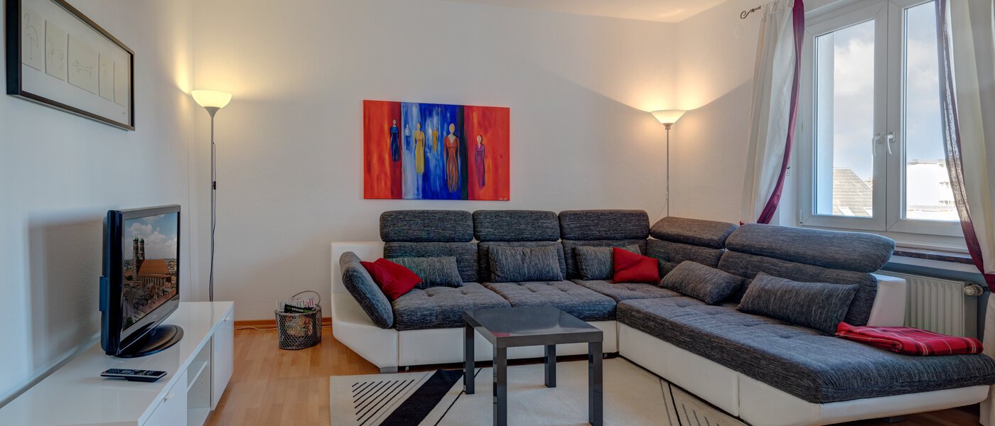 apartamento München Schwabing (links der Leopoldstraße) 01 salón 10852