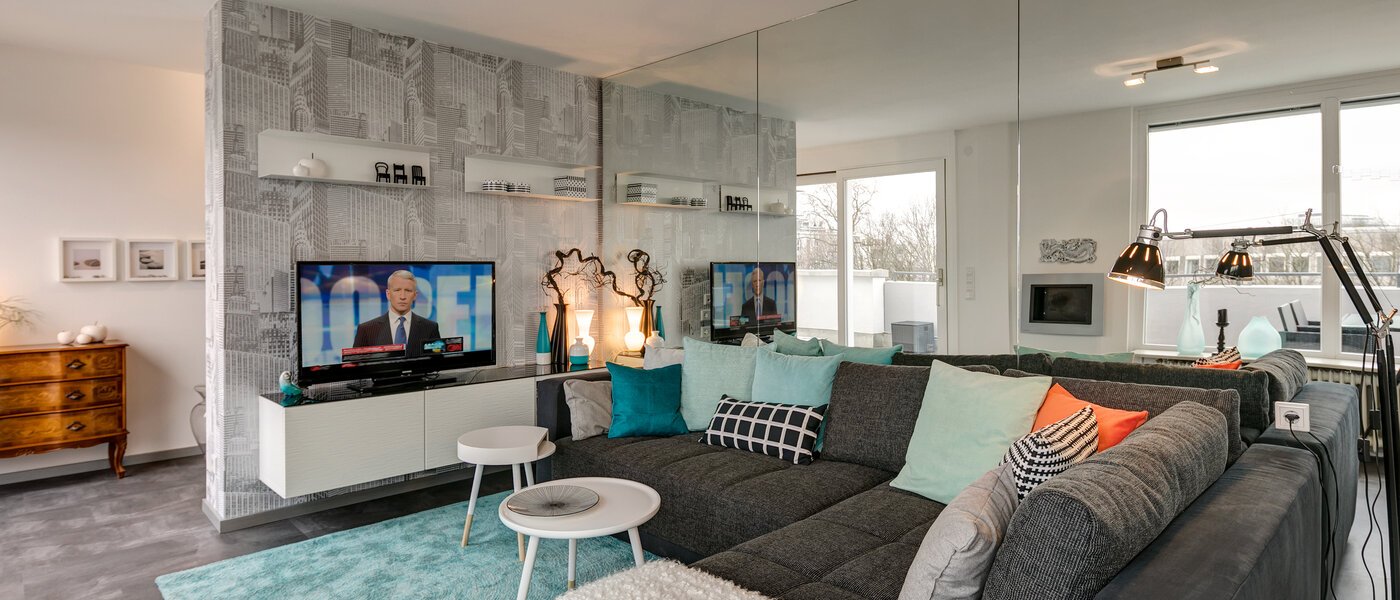 apartamento München Neuhausen 02 zona de día  10865