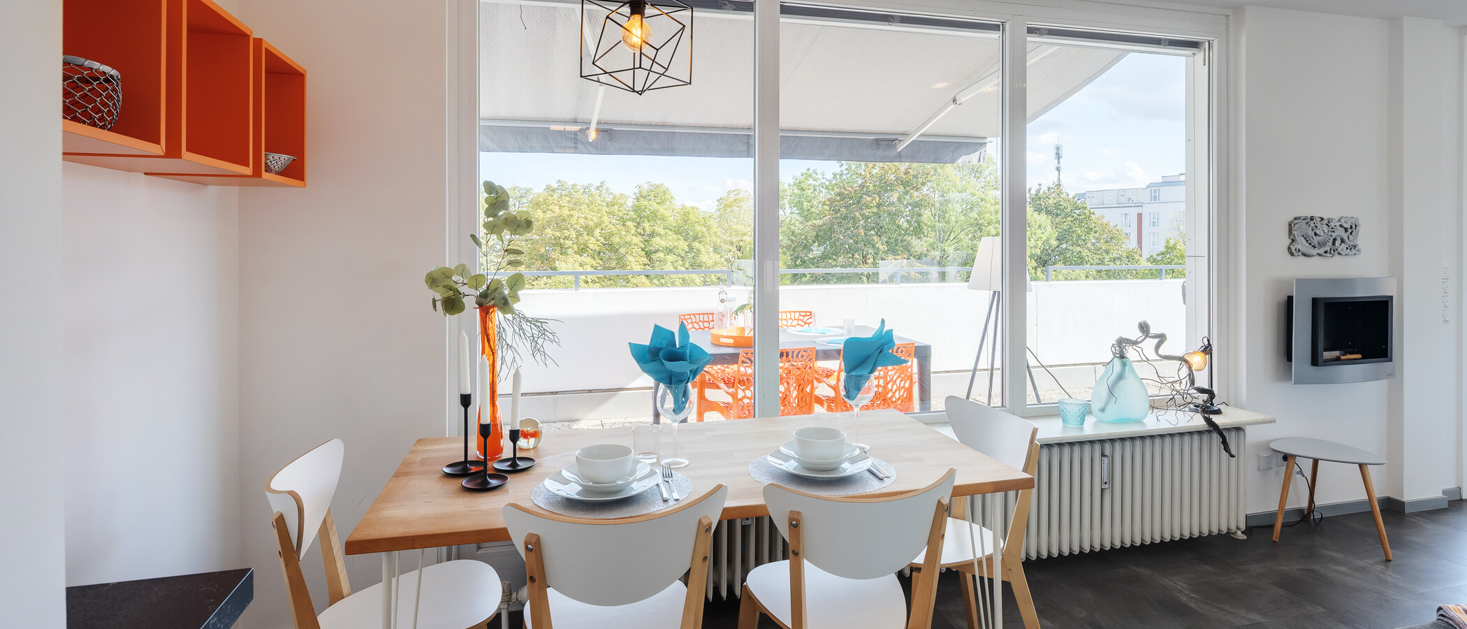 apartamento München Neuhausen 02 zona de día  10865