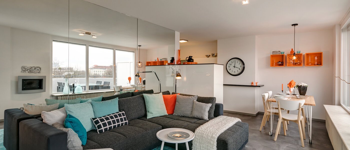 apartamento München Neuhausen 03 zona de día  10865