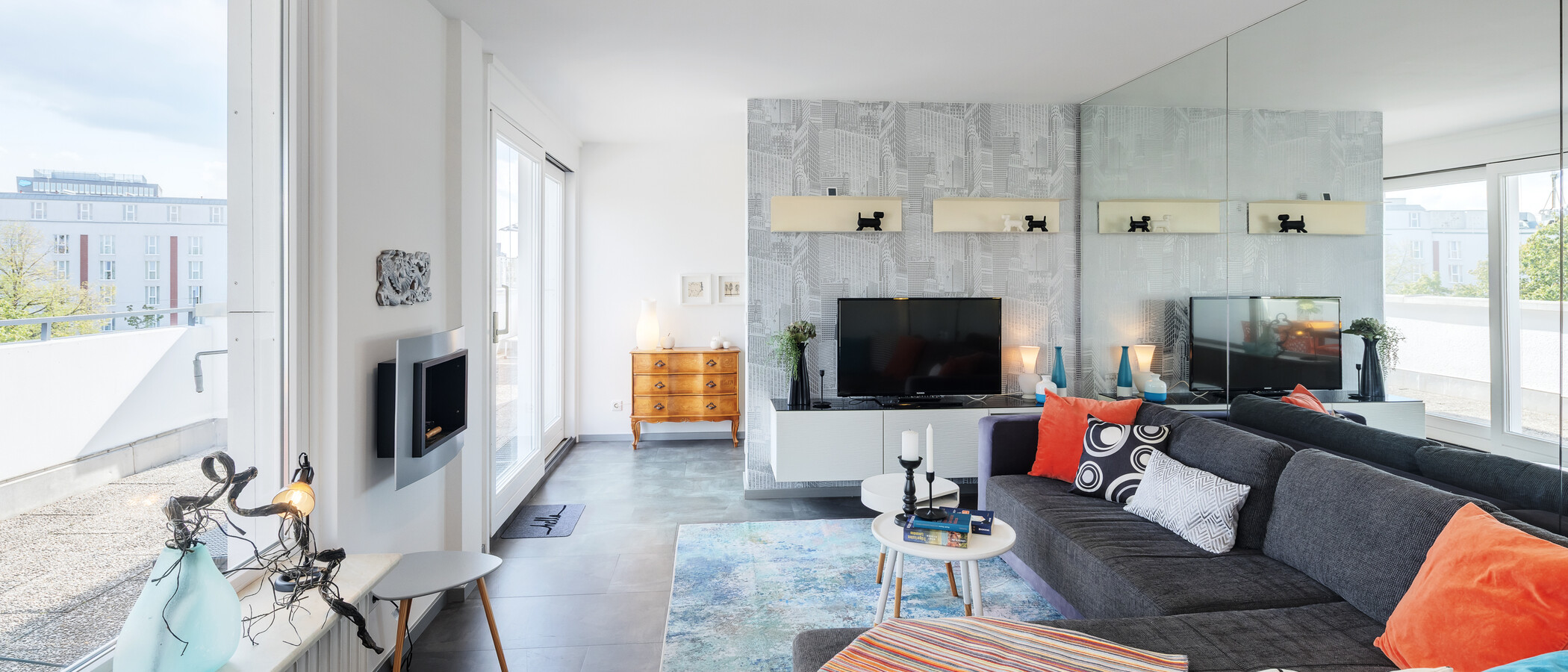 apartamento München Neuhausen 03 zona de día  10865