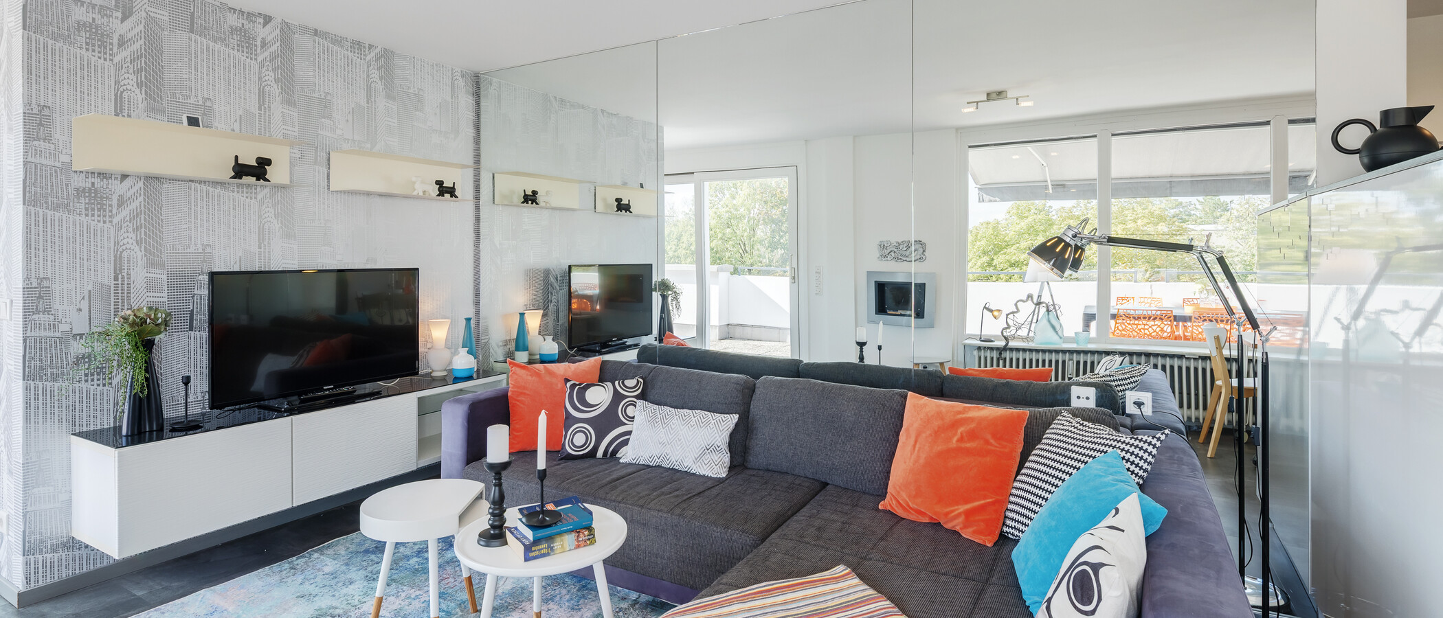 apartamento München Neuhausen 04 zona de día  10865