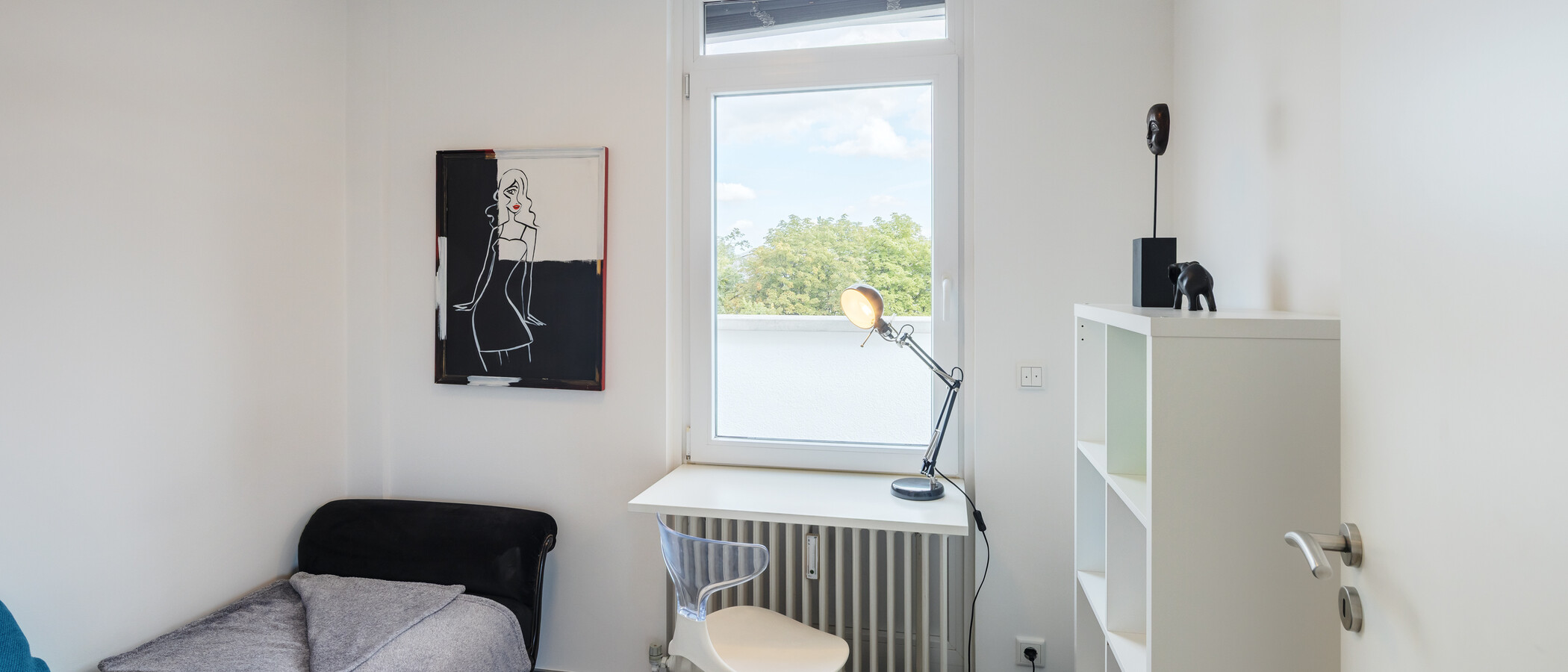apartamento München Neuhausen 02 Oficina / Habitación de invitados 10865