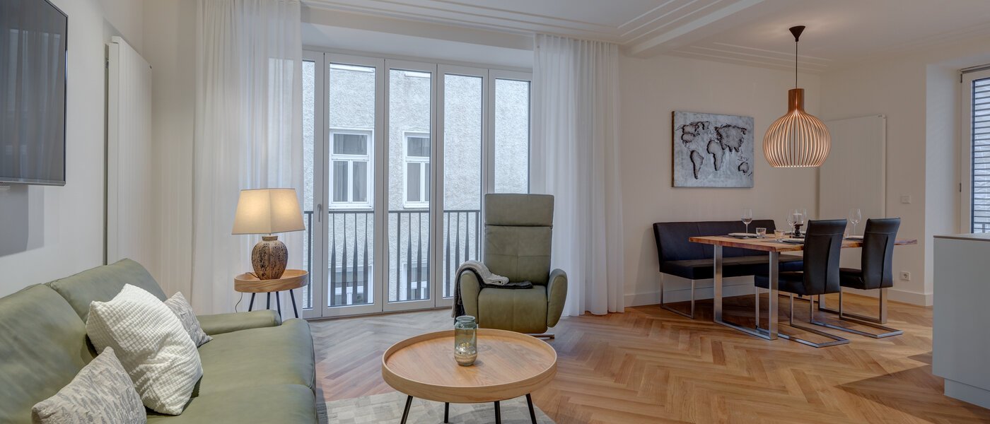 apartamento München Maxvorstadt - Rund um den Josephplatz 03 zona de día  10866