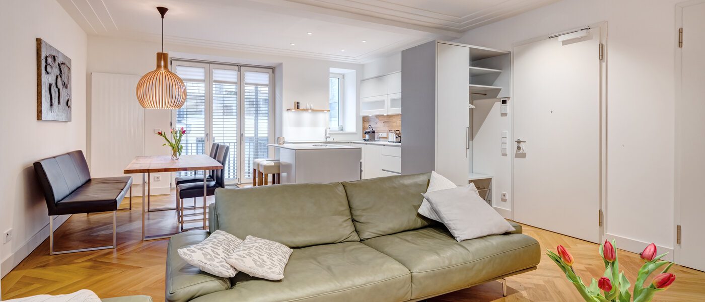 apartamento München Maxvorstadt - Rund um den Josephplatz 04 zona de día  10866