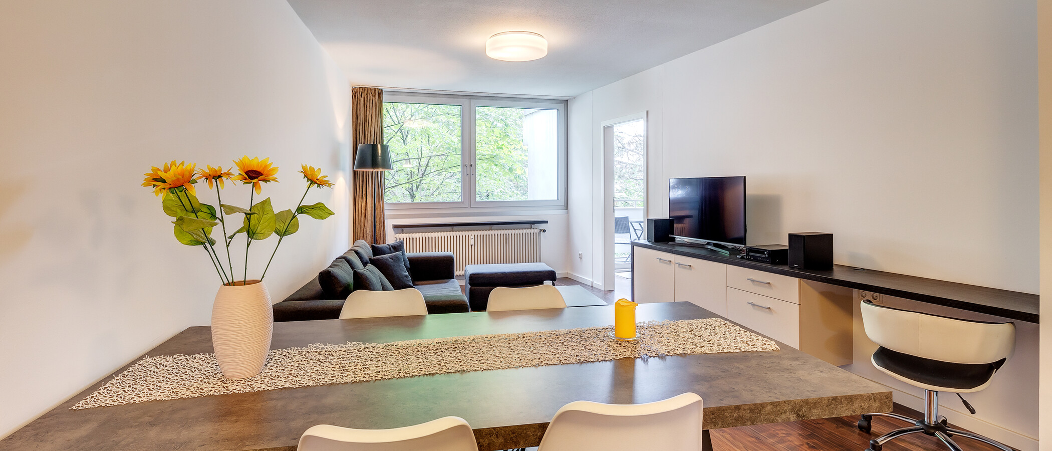 apartamento München Maxvorstadt 02 zona de día  10870