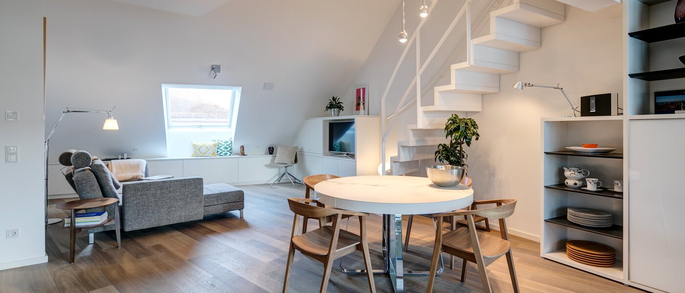 piso con galería München Maxvorstadt 01 salón 10881