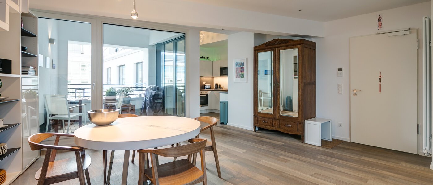 piso con galería München Maxvorstadt 04 salón 10881