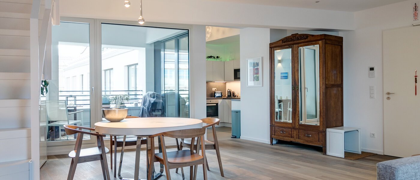 piso con galería München Maxvorstadt 06 salón 10881