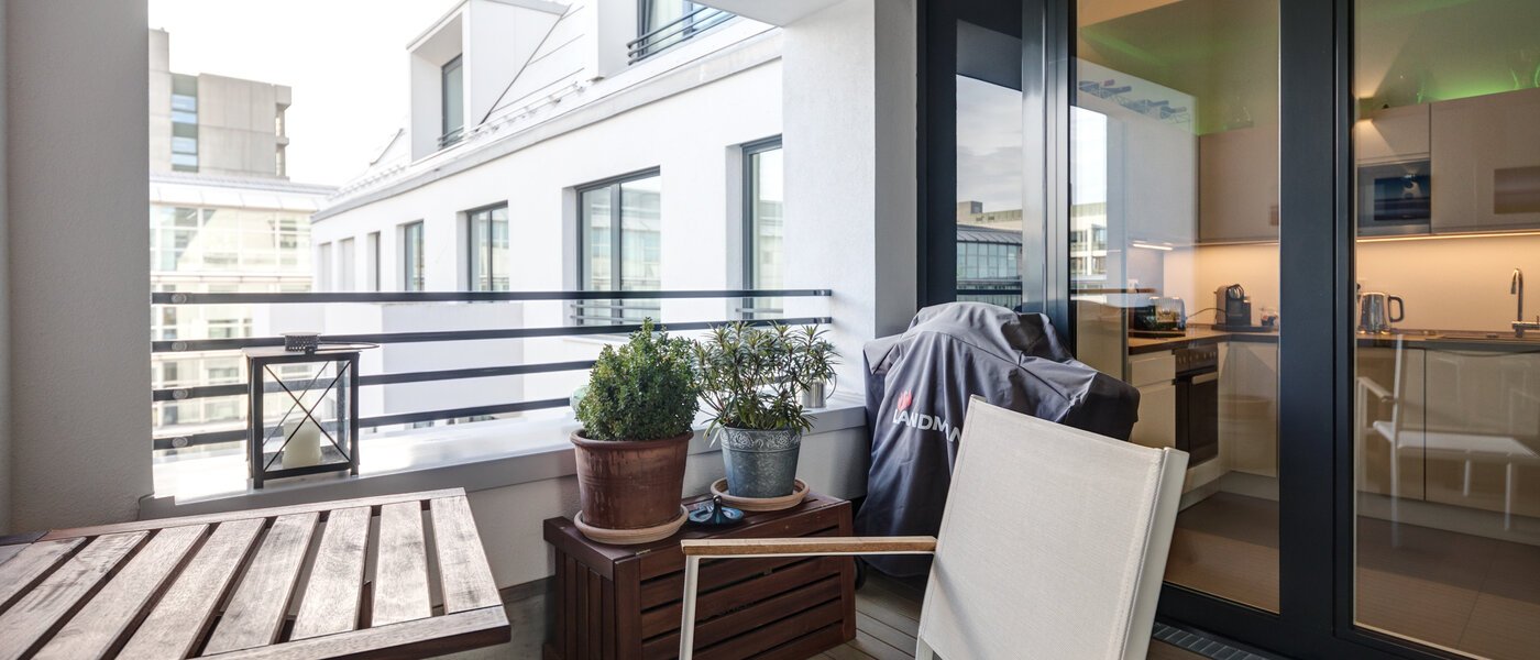 piso con galería München Maxvorstadt 02 balcón 10881