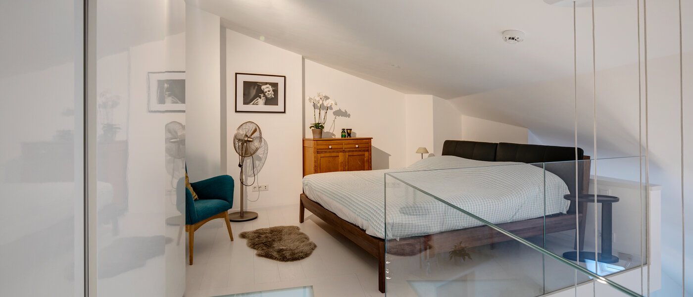 piso con galería München Maxvorstadt 01 dormitorio 10881