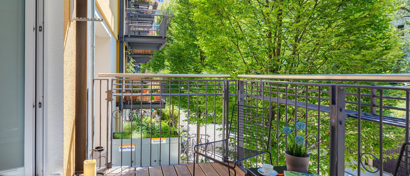apartamento München Schwabing-West (rund um den Hohenzollernplatz) 02 balcón 10929
