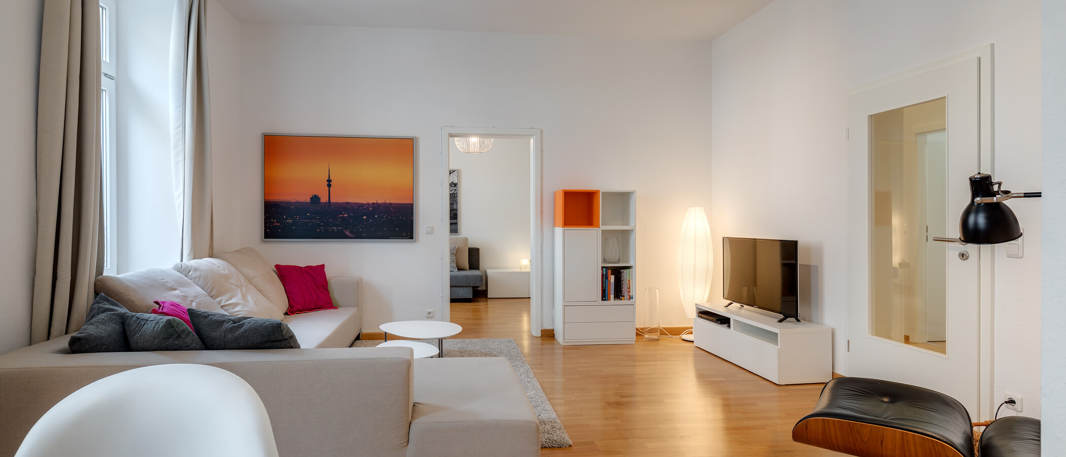 apartamento München Glockenbachviertel 03 salón 10946