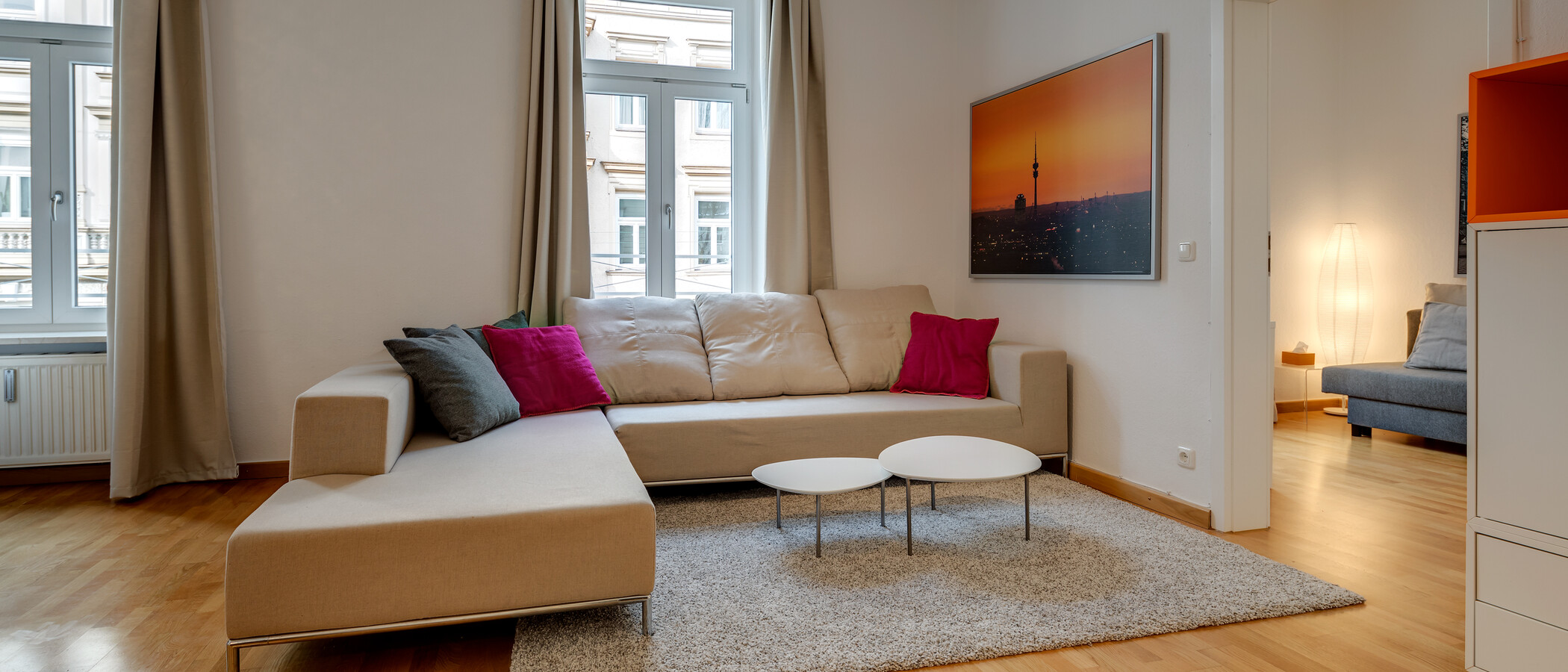 apartamento München Glockenbachviertel 04 salón 10946